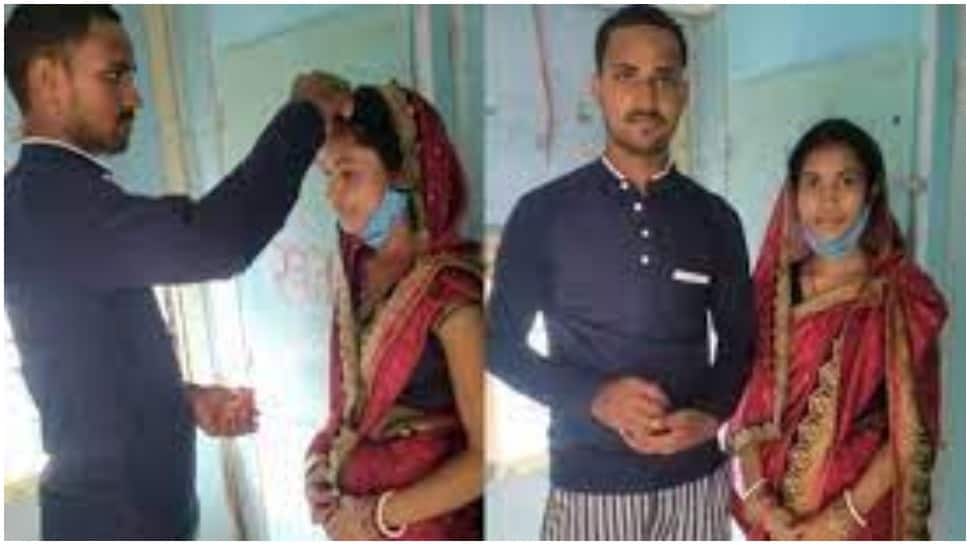 Bihar Man Weds Married Woman In Moving Train Pictures Of Couple Go Viral On Internet Viral