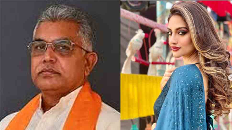 Fraud! Dilip Ghosh asks how Nusrat Jahan wore sindoor being unmarried 