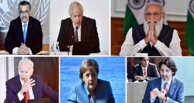 PM Narendra Modi takes part in G7 outreach summit