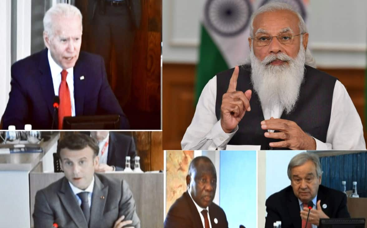 PM Narendra Modi during G7 outreach summit