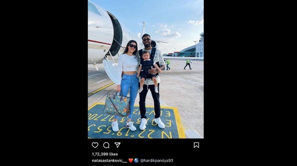 India vs Sri Lanka 2021: Hardik Pandya jets off to vacation with partner Natasa Stankovic and son Agastya, see pics