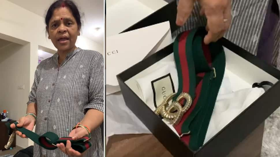 Trending: Daughter buys Gucci belt worth Rs 35k, her mom says, Ye to Rs 150  pe bikta hai - Watch, Buzz News