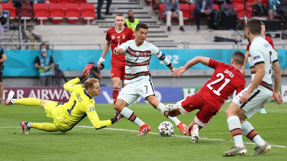 UEFA Euro 2020: Record-breaking Ronaldo helps defending champions Portugal thrash Hungary 3-0 - WATCH