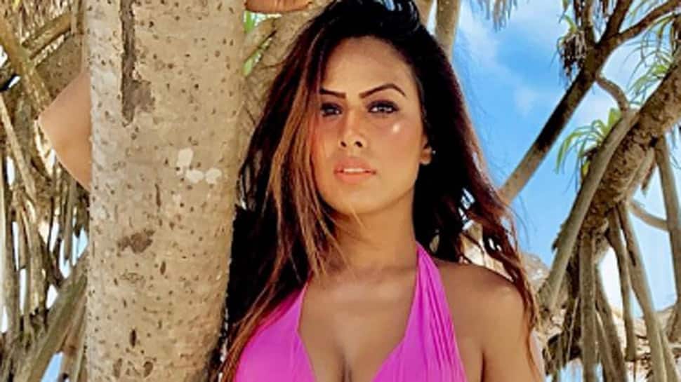 Naagin actress Nia Sharma&#039;s Candy Cane look with plunging neckline goes viral - In pics