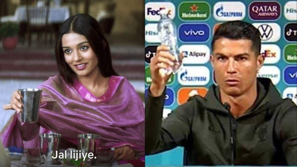 Euro 2020: Amrita Rao reacts with her meme to Cristiano Ronaldo Coca-Cola debate