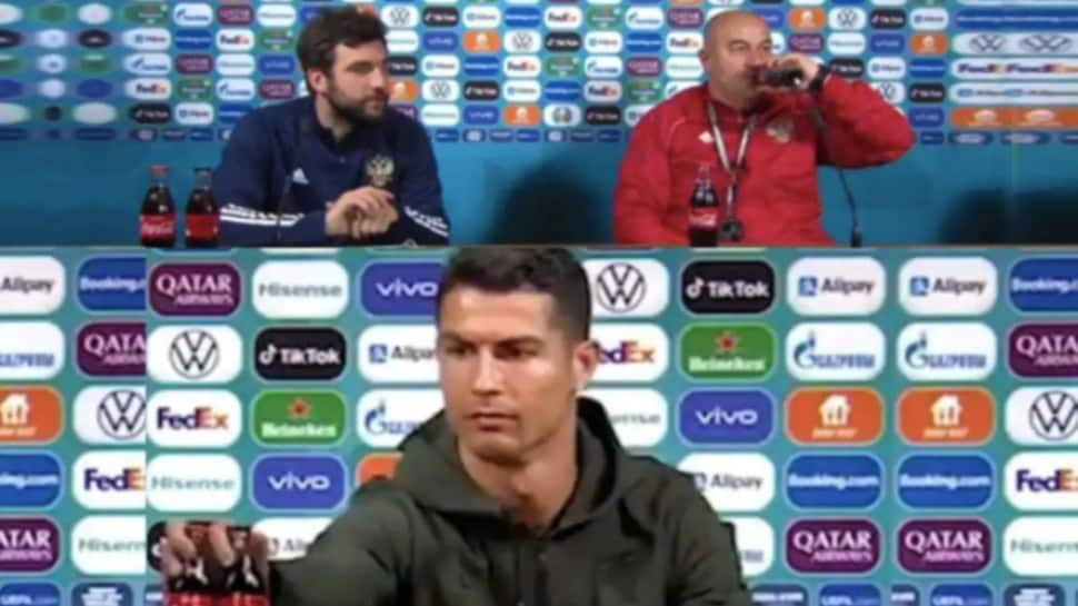 Euro 2020: Russia coach defies Cristiano Ronaldo Coca-Cola snub, watch video