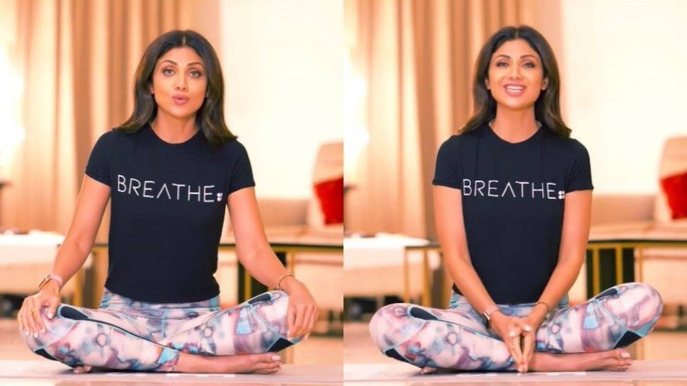 International Yoga Day: Shilpa Shetty shares simple yoga pose for COVID recovery - Watch