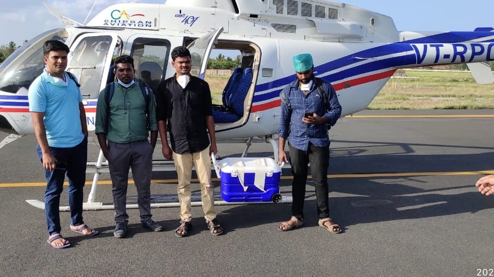 Heart and lungs airlifted to cover 350 kms in 2 hrs, saves lives of two critically ill patients in Tamil Nadu