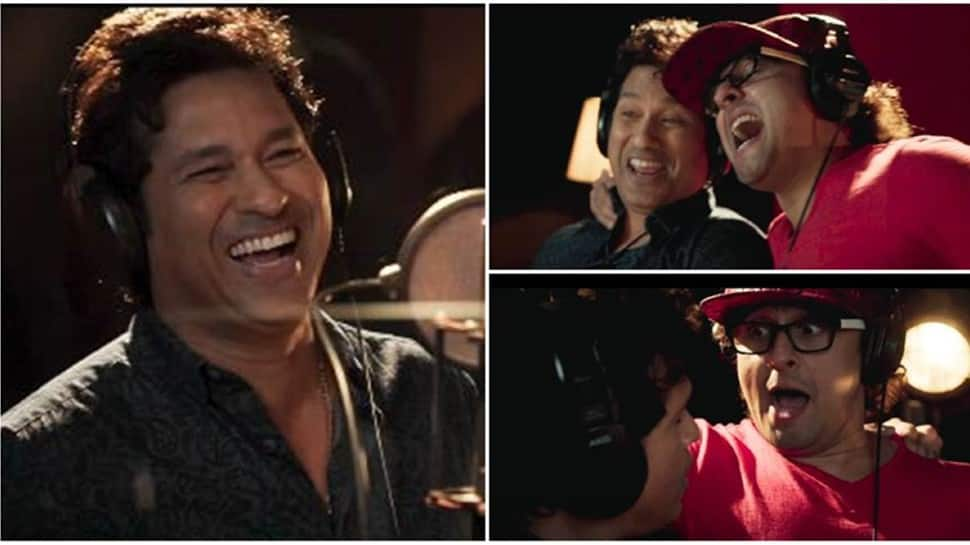 Sachin Tendulkar breaks the internet with throwback video of his singing debut with Sonu Nigam - WATCH