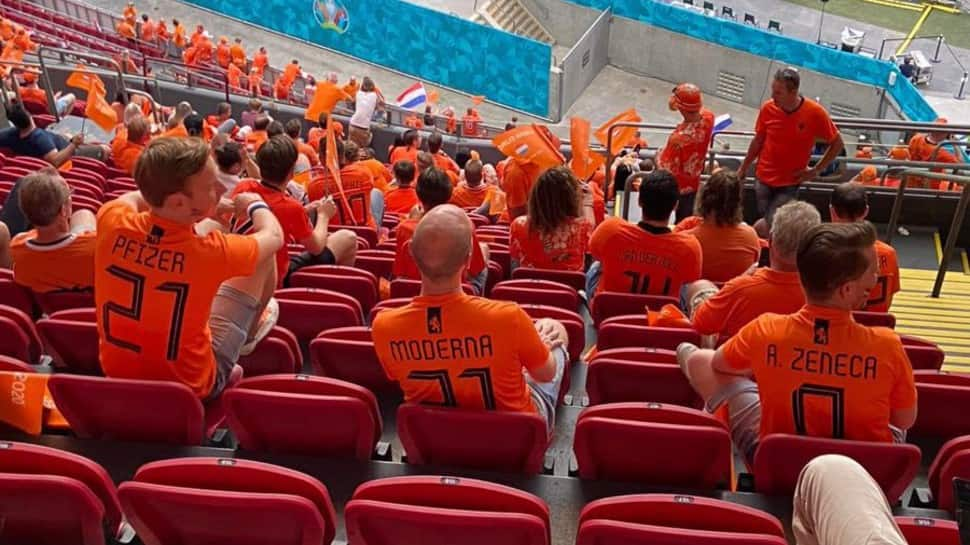 Pfizer, Moderna and AstraZeneca: Netherlands fans cheer for ‘best front three’ at Euro 2020, pic goes viral