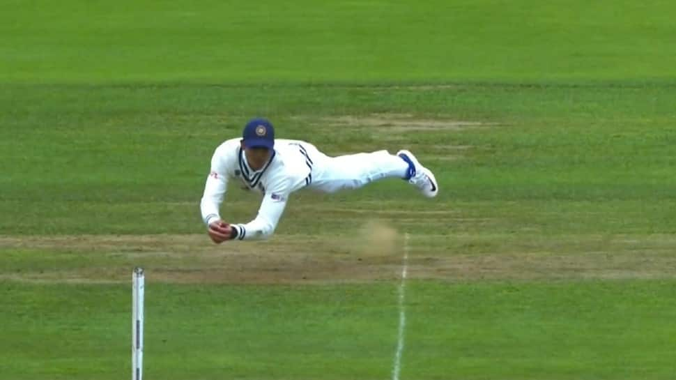 WTC Final: Shubman Gill takes a stunning diving catch to dismiss Ross Taylor - WATCH