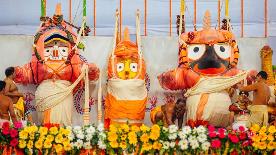 Jagannath Puri temple decked-up on Snana Purnima, preparations in full-swing for Rath Yatra - Pics, Video