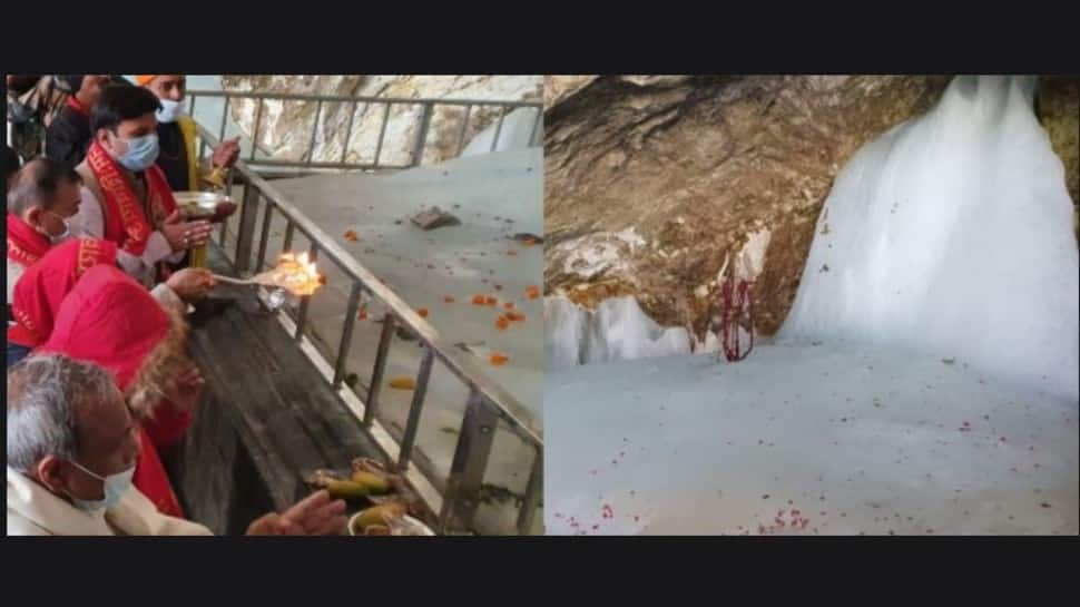 Amarnath Shrine Board organises ‘Pratham Pooja’ at holy cave on ‘Jyeshtha Purnima’