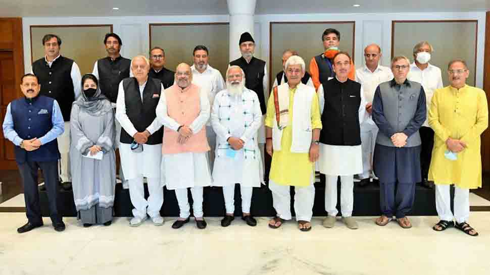 Committed to restoring statehood: PM Narendra Modi tells J&amp;K leaders after all-party meet