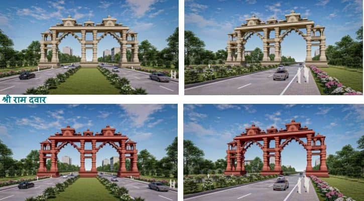 Four grand entry gates to adorn Ayodhya 