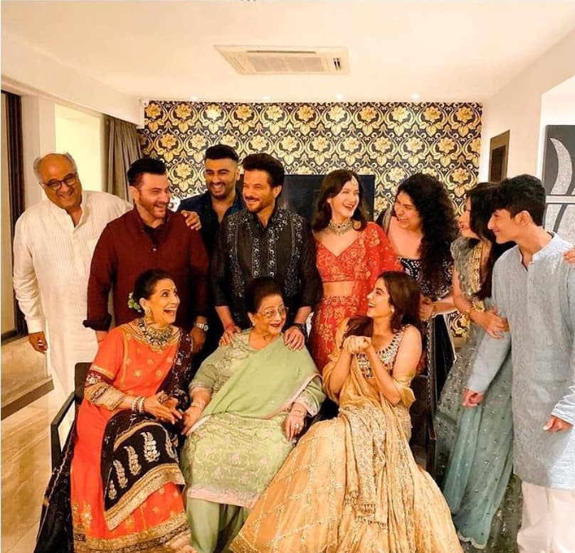 The Kapoors celebrate Diwali at home