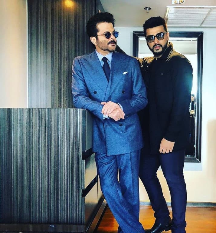 Arjun and his uncle Anil Kapoor