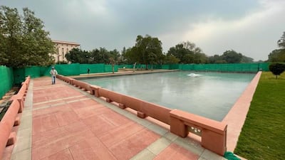 Central Vista project site in Delhi