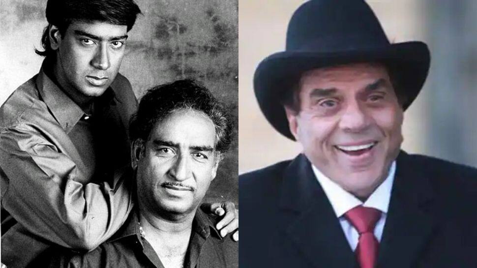 &#039;Love you my son&#039;: Ajay Devgn receives warm message from Dharmendra on dad Veeru Devgn&#039;s birth anniversary