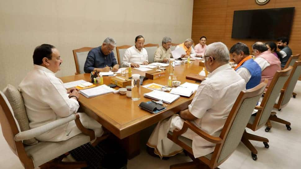 BJP top brass meet to discuss Assembly poll preparations for 5 states in 2022