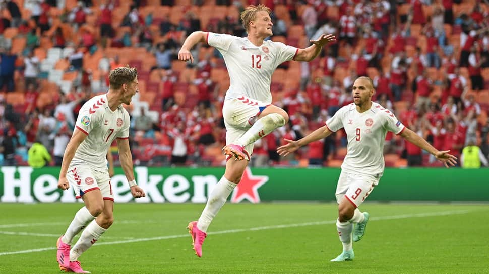 UEFA Euro 2020: Kasper Dolberg's double help Denmark thrash Wales 4-0 in last-16 clash