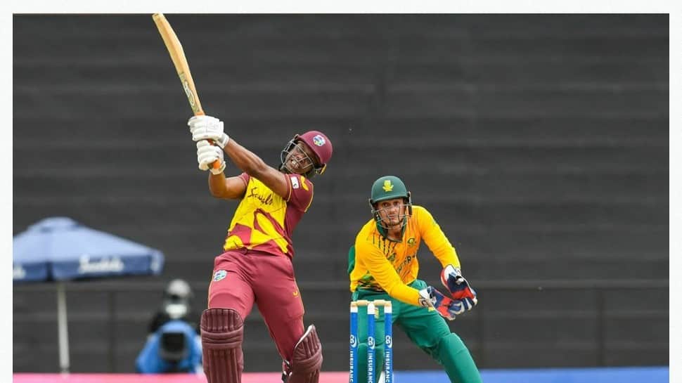 WI vs SA 1st T20I: Lewis, Allen star as West Indies thrash South Africa by 8 wickets