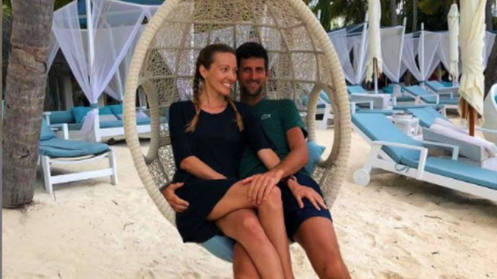 Wimbledon 2021 Novak Djokovic's wife Jelena steaming up London News