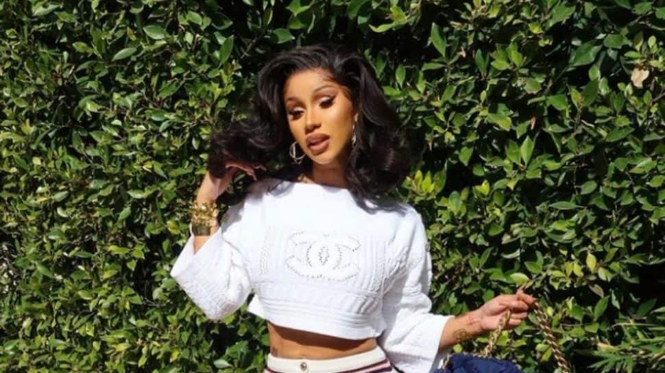 Rapper Cardi B expecting second child with Offset, shows off baby bump at BET Awards