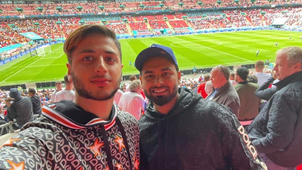 Euro 2020: Rishabh Pant turns up at Wembley to watch England-Germany tie, fans ask ‘Where’s the mask?’