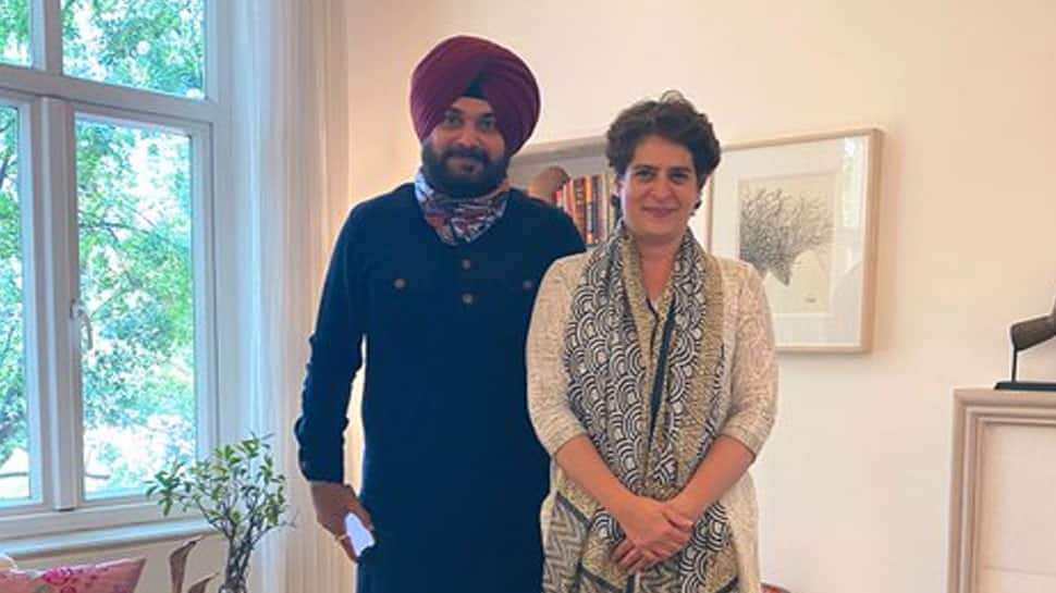 Amid factionalism, infighting within Punjab Congress, Navjot Singh Sidhu holds ‘long meeting’ with Priyanka Gandhi