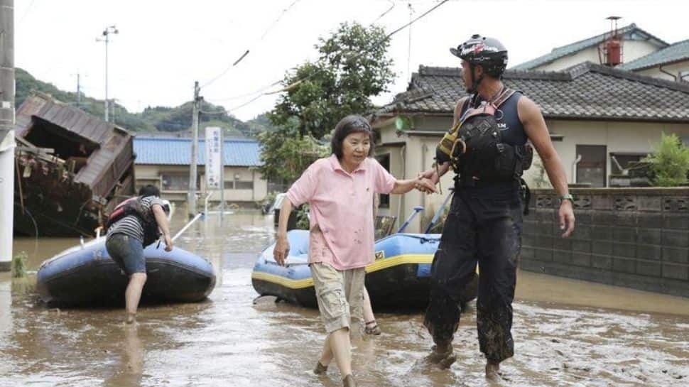 Torrential rains cause mudslide in Japan, at least 20 missing