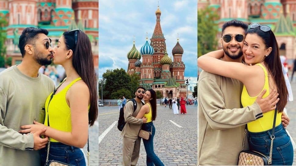 Gauahar Khan and Zaid Darbar’s honeymoon pics from Moscow is all about LOVE!