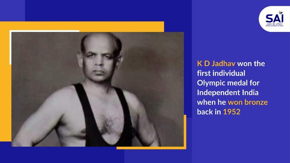 Khashabha Dadasaheb Jadhav was the first Indian wrestler and athlete to win an Olympic medal for independent India. (Photo: SAI media)