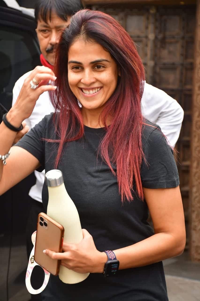 Genelia spotted post work out