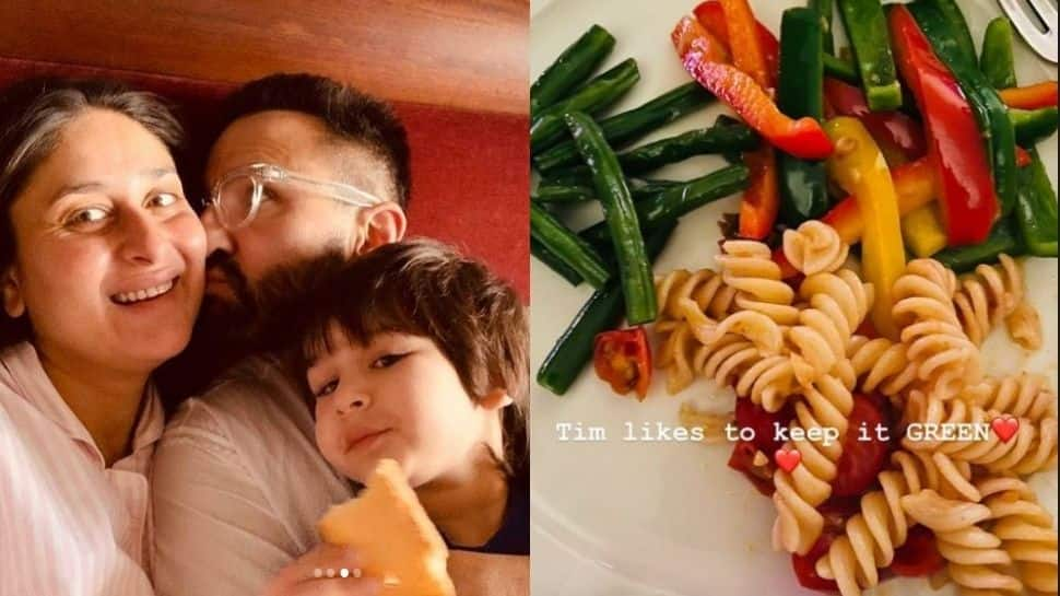 Whoa! Taimur Ali Khan turns chef for his mommy Kareena Kapoor Khan, serves her healthy meal- See Pic