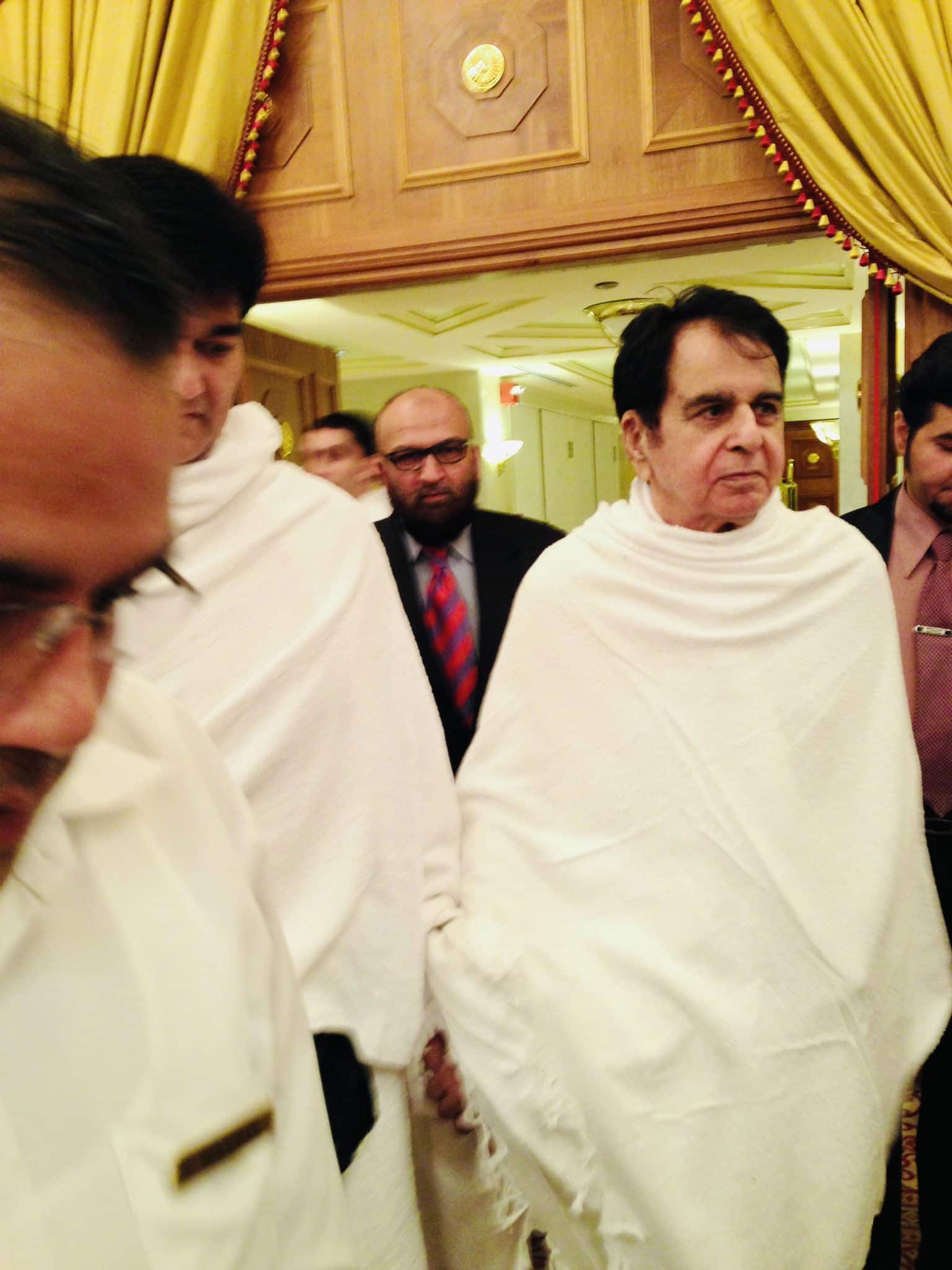 Dilip Kumar's picture from his Umrah 2013.