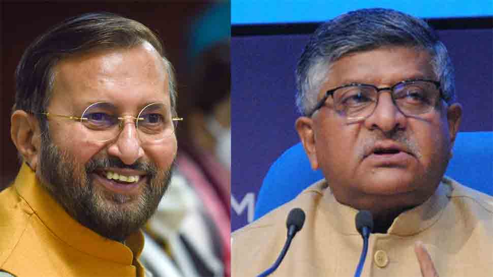 Ravi Shankar Prasad, Prakash Javadekar quit before PM Narendra Modi's Cabinet reshuffle | India News | Zee News
