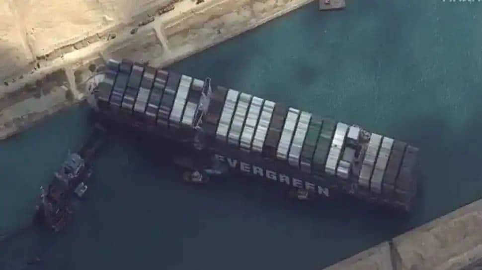 After being stuck for 106 days, Ever Given container ship leaves Suez Canal