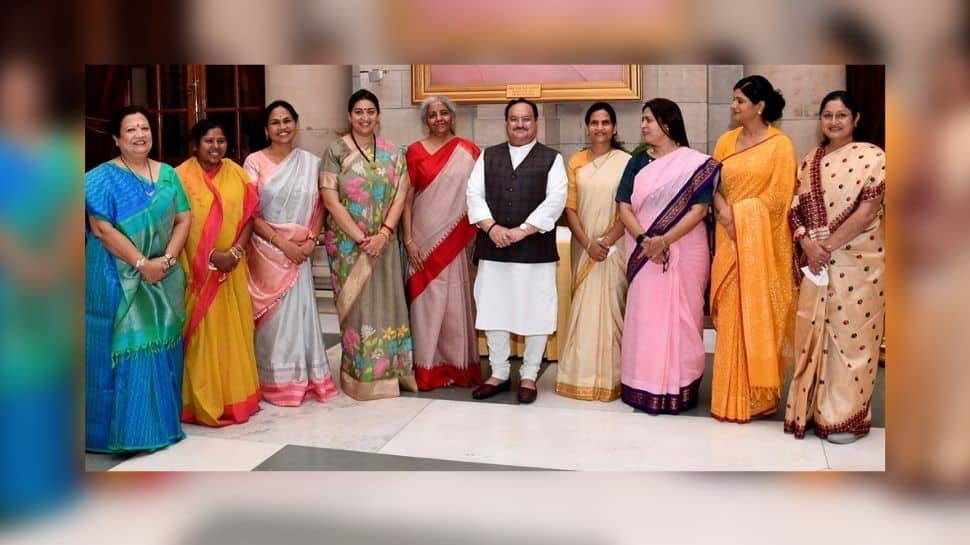 JP Nadda joins women ministers