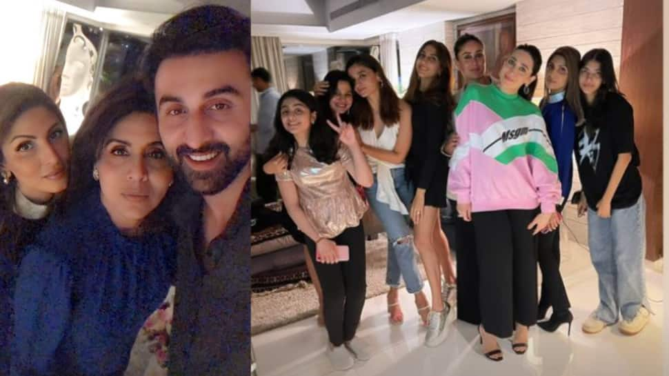 Alia Bhatt and Ranbir Kapoor ring in Neetu Kapoor’s birthday with Kareena Kapoor and Karisma Kapoor - Check pics!