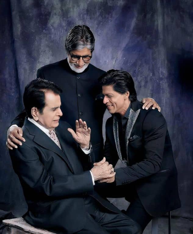 Dilip Kumar, Big B and SRK captured together!