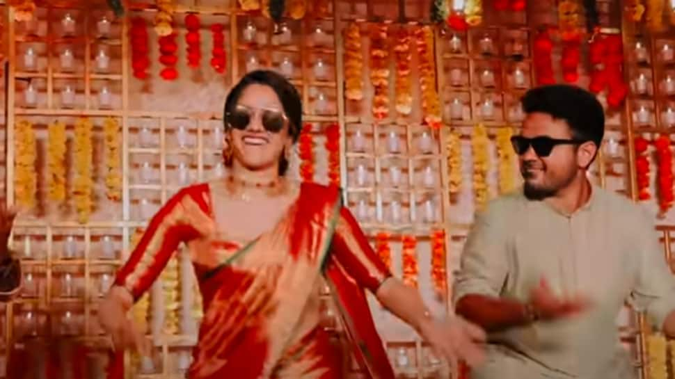 Viral video: Kerala bride dancing to South Indian song in red silk saree is whistle-worthy!