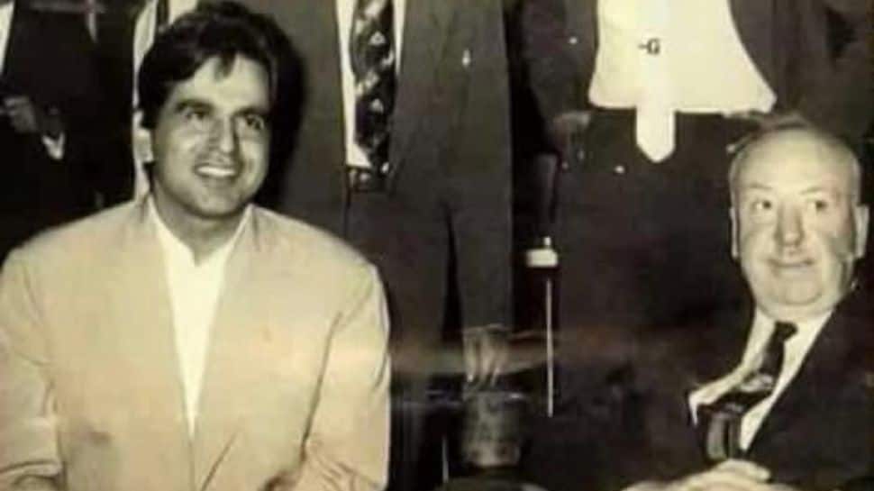Sudhir Mishra shares rare photo of Dilip Kumar with Alfred Hitchcock
