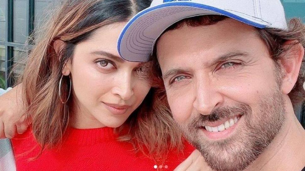 Hrithik Roshan teases fans with a new pic with his ‘Fighter’ co-star Deepika Padukone!
