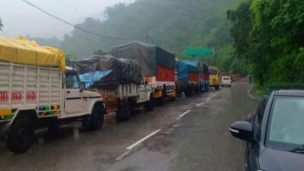 Jammu and Kashmir national highway closed as rainfall trigger massive landslide