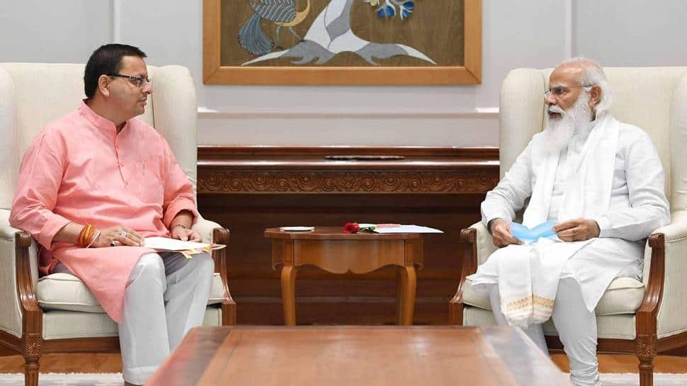 Uttarakhand CM Pushkar Singh Dhami meets PM Modi, discusses COVID-19, other issues