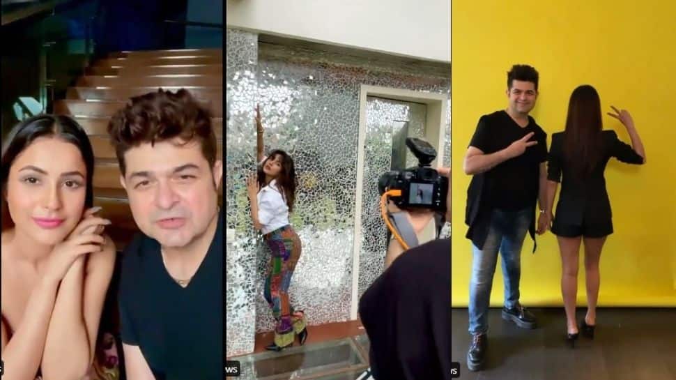 Dabboo Ratnani teases fans with yet another video with Shehnaaz Gill, latter says “maza aa gya!”