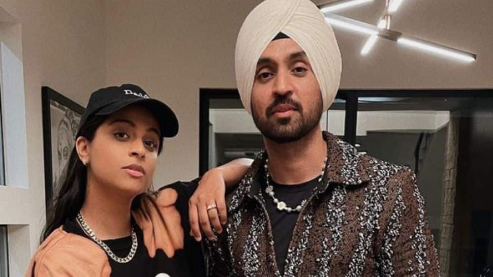 Lily Singh embraces her &#039;Punjabiyan de connect&#039; with Diljit Dosanjh, shares pic with singer!