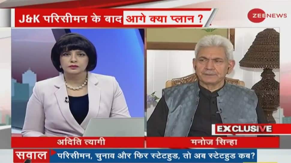 Exclusive: People of Jammu and Kashmir have full faith in delimitation commission, says L-G Manoj Sinha