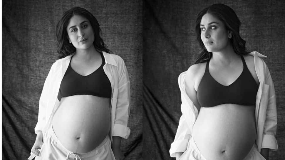 Kareena Kapoor glows in monochrome portraits of second pregnancy with Jeh! - See pics